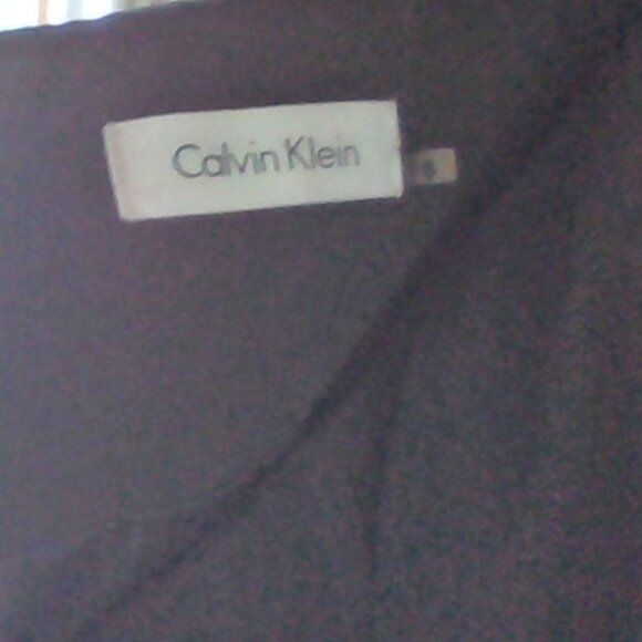 New Calvin Klein Sleeveless Pleated Sheath Dress - Picture 13 of 13